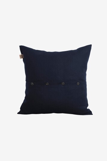 Lovely Linen Putetrekk Classic i manglet lin Blå Lovely Linen Putetrekk Classic i manglet lin Blå