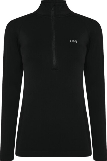 ICANIWILL Define Seamless 1/2 Zip W BLACK XL