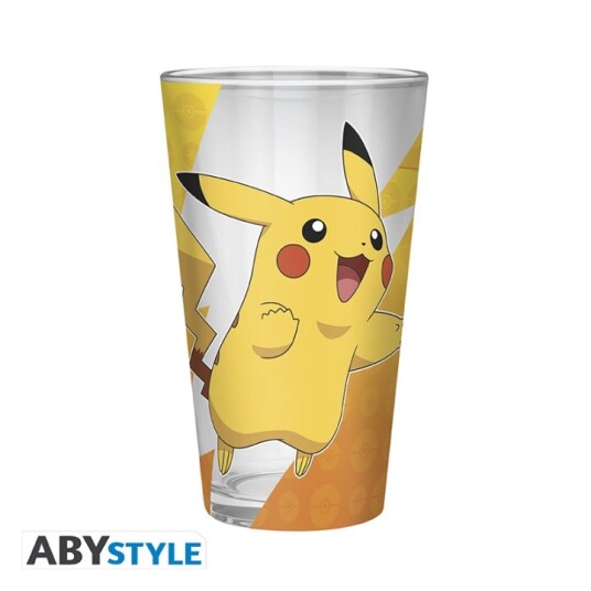 Abysse POKEMON Stort glass Premium Pikachu folie 400 ml Abysse POKEMON Stort glass Premium Pikachu folie 400 ml