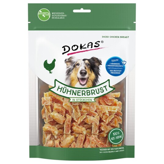 Dokas Brystfileter I Biter 2 X 200 G Kylling Dokas Brystfileter I Biter 2 X 200 G Kylling