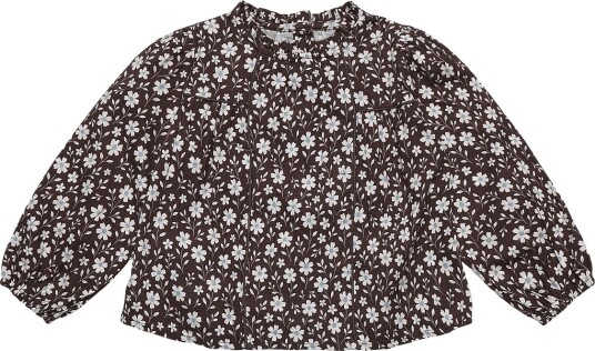 Mango Floral Print Blouse BROWN 92