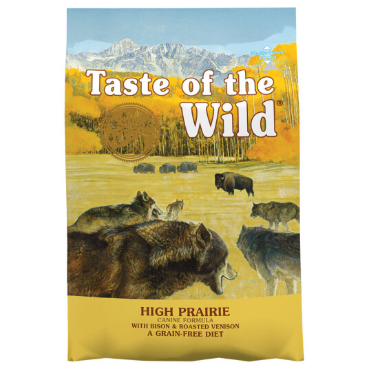 Taste of the Wild High Prairie 12,2 kg Tørrfôr for Voksne Hunder med Bison og Hjort