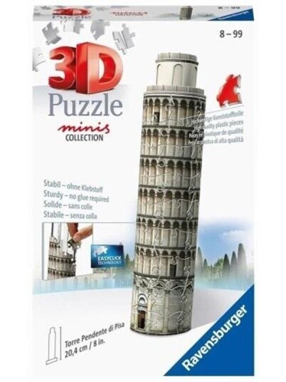 Ravensburger Mini Tower of Piza 3D Puzzle 3D Puslespill