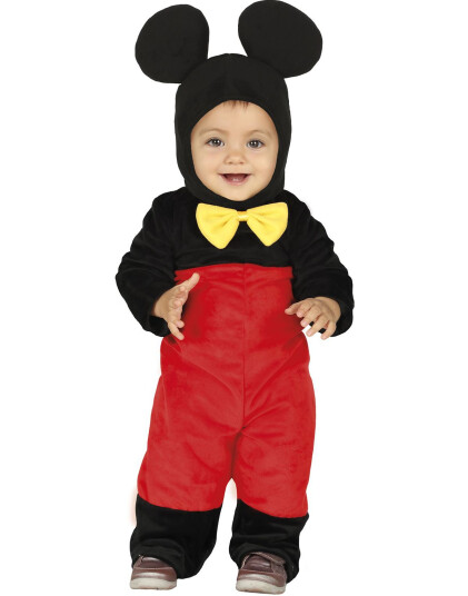 Mikke Mus Inspirert Babykostyme - 12-18 MND Mikke Mus Inspirert Babykostyme - 12-18 MND