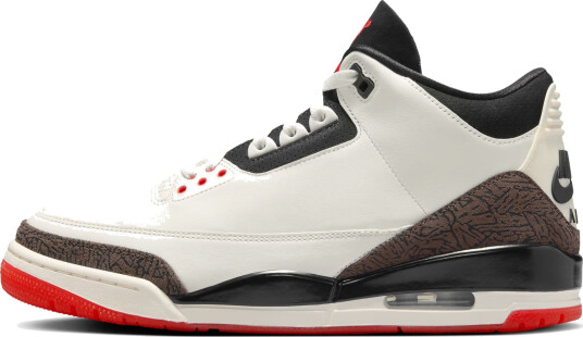 Joggesko Air Jordan 3 Retro "World"s Best Dad" Sail/ Black University Red Pale Ivory EUR 47