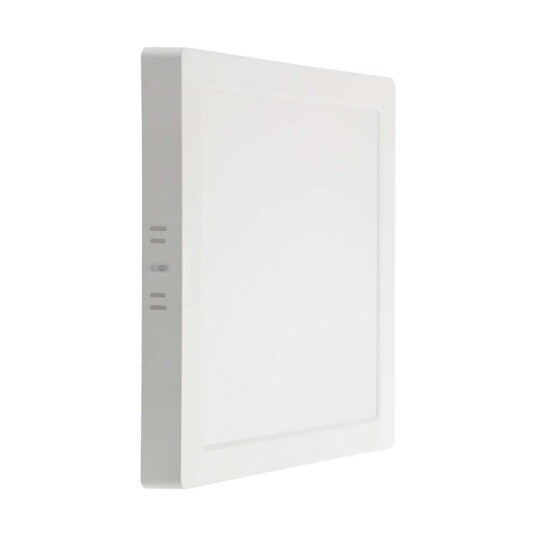 V Tac 24W LED taklampe 28,7 x 28,7cm Høyde: 3,1cm hvit kant inkl. lyskilde Kulør : Nøytral