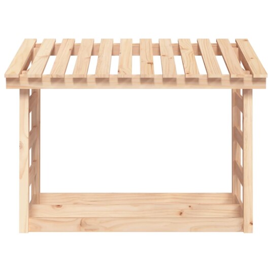 Vedstativ 108 x 64,5 x 78 cm heltre furu Vedstativ 108 x 64,5 x 78 cm heltre furu
