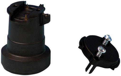 Flat kabeluttak E27