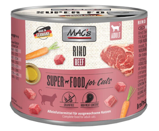 Mac'S Mac´S Cat Kattefôr 6 X 200 G Storfekjøtt Mac'S Mac´S Cat Kattefôr 6 X 200 G Storfekjøtt