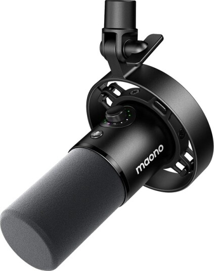 Maono PD300X Dynamisk USB/XLR Mikrofon for Podcasting og Streaming Svart