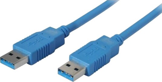 Shiverpeaks Basic-S, 3 M, Usb A, Usb A, Usb 3.2 Gen 1 (3.1 Gen 1), 5 Gbit/Sek, Blå