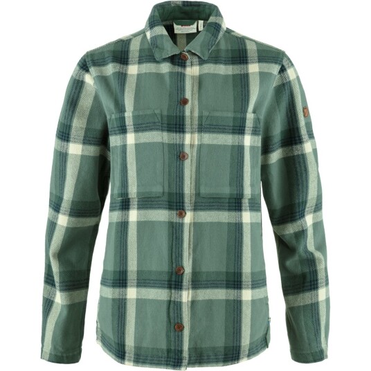 Fjellreven Singi Flannel Overshirt W Patina Green-deep Patina L Fjellreven Singi Flannel Overshirt W Patina Green-deep Patina L