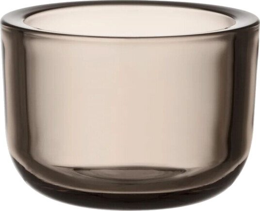 Iittala Valkea Lyslykt 6 cm i Glass med Brun Farge Iittala Valkea Lyslykt 6 cm i Glass med Brun Farge