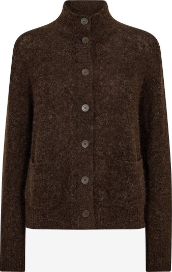 MOS MOSH Kardigan MMMape Knit Cardigan Grønn MOS MOSH Kardigan MMMape Knit Cardigan Grønn