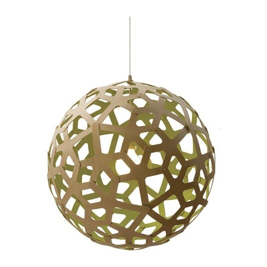 David Trubridge Coral Ø40 Lime Taklampe