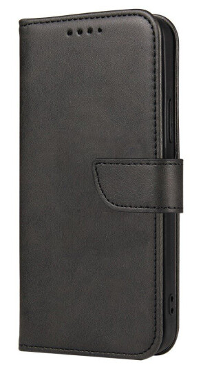 INCOVER iPhone 13 Flip Deksel i Skinn med Lommebok og Magnetisk Lukning - Svart