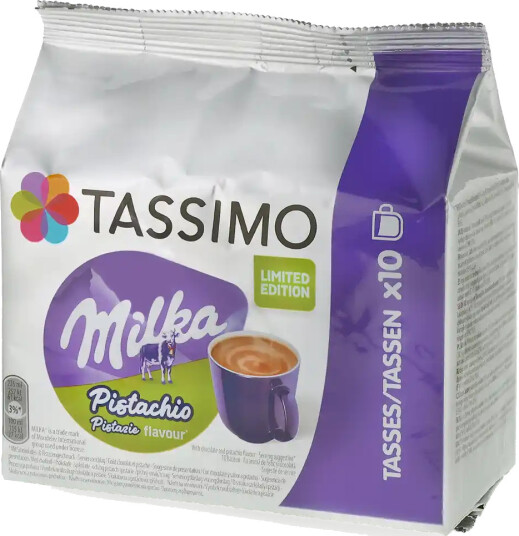 Milka | Pistasjsjokolade 10 kapsler til Tassimo