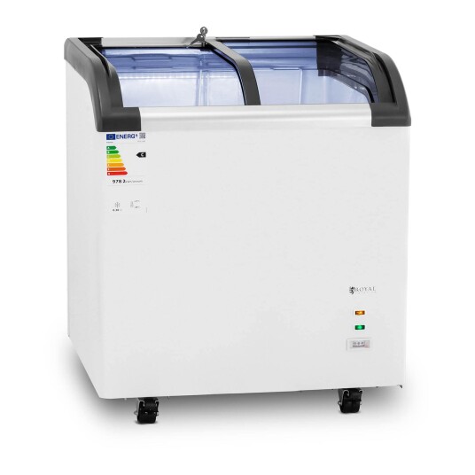 Royal Catering Fryseboks - 180 L - Royal Catering - glassdører RCFZ-180G
