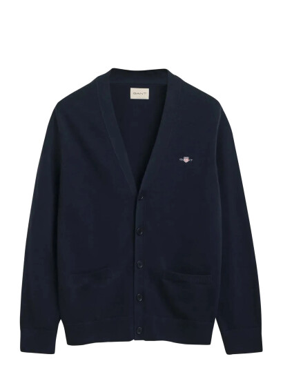 GANT Casual Cotton Cardigan - Blue - L