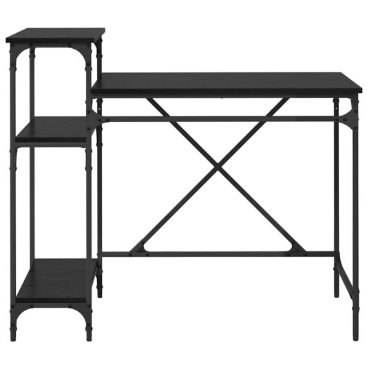 Skrivebord Svart Eik 105 x 50 x 90 cm Konstruert tre Skrivebord Svart Eik 105 x 50 x 90 cm Konstruert tre