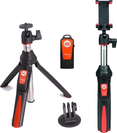 Selvpinne Benro Monopod Stativ Selfie + Pilot 5I1