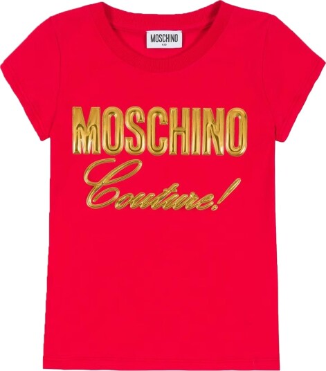 Moschino T skjorte Rød m. Gull Moschino 8 år 128 T skjorte Moschino T skjorte Rød m. Gull Moschino 8 år 128 T skjorte