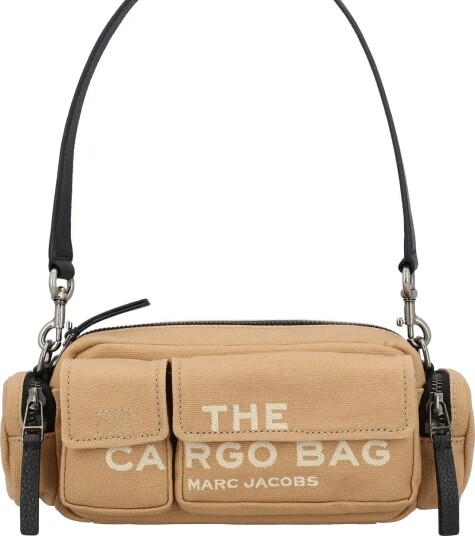 Marc Jacobs The Cargo Canvas Shoulder Bag Beige ONE SIZE Marc Jacobs The Cargo Canvas Shoulder Bag Beige ONE SIZE