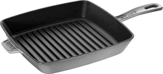 Staub Grillpanne Induksjon Kvadratisk 26 Cm Grafittgrå