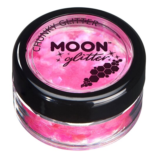 Buttericks Leco AB Moon Creations Iridescent Chunky Glitter - Rosa