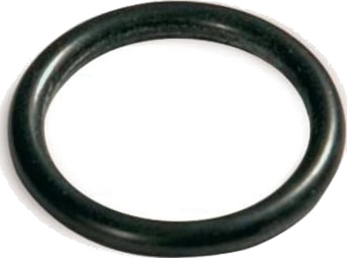 54 mm O-ring i rustfritt stål/svart
