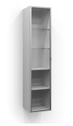 Svedbergs Høyskap Vitrine Dør med Glass Alu Matt + Linjeglass / 35cm 160cm SV-7160352-3 Svedbergs Høyskap Vitrine Dør med Glass Alu Matt + Linjeglass / 35cm 160cm SV-7160352-3