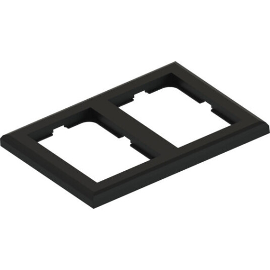 Namron Edge ramme 2x1,5 matt sort - 1402779 Namron Edge ramme 2x1,5 matt sort - 1402779