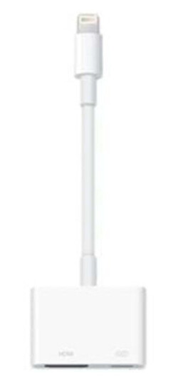 Apple Lightning til HDMI Adapter for iPhone og iPad, Hvit Apple Lightning til HDMI Adapter for iPhone og iPad, Hvit