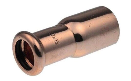 Vsh Fabrieken Xpress copper straight connector fø 18xø22