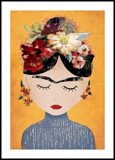 Floral Serenity Poster Plakat / 100x150cm