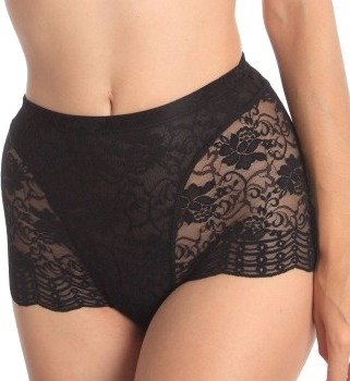 sassa Truser Lace Shaping Brief Functional Svart polyamid 46 Dame
