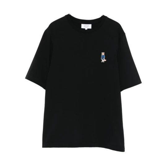 Maison Kitsuné Dame Topper Svart L Maison Kitsuné Dame Topper Svart L
