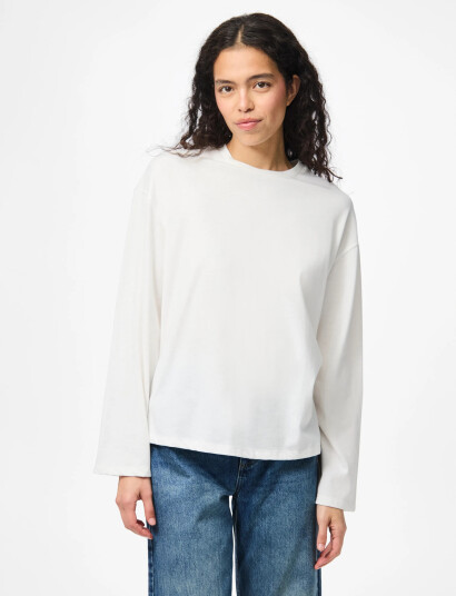 Pieces Pcsadie Ls Top Jrs Noos White M Pieces Pcsadie Ls Top Jrs Noos White M