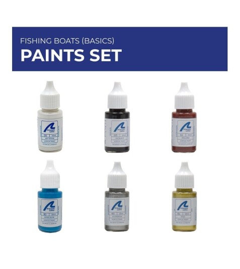 Artesania Paint Set Basic Fishing Boats