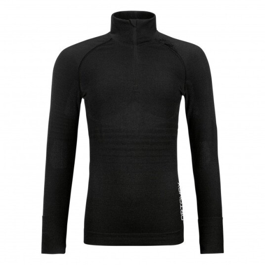 Ortovox 230 Competition Zip Neck, Dame, Black Raven