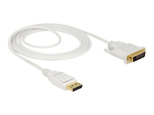 Delock DisplayPort til DVI-D Adapterkabel 2 m Passiv Gulldelt