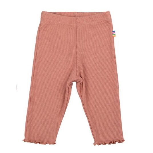 Joha Cotton Rib legging til jente - rosa Joha Cotton Rib legging til jente - rosa