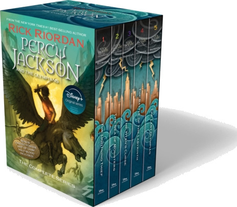 Percy Jackson and the Olympians 5 Book Paperback Boxed Set (w/poster)