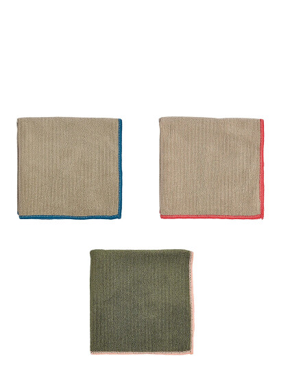 OYOY Living Design Mundus Microfiber Dish Cloth - Pack Of 3 - Green - ONE SIZE OYOY Living Design Mundus Microfiber Dish Cloth - Pack Of 3 - Green - ONE SIZE