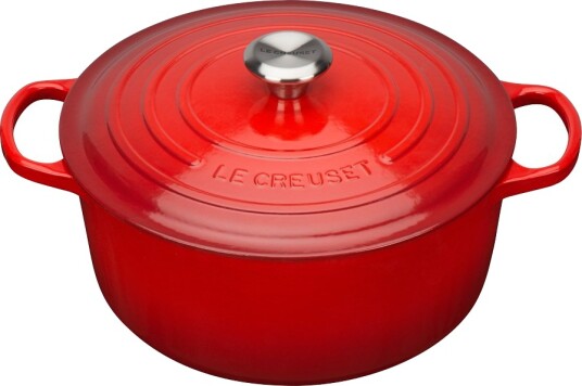Le Creuset  Signature støpejernsgryte rund 28 cm 6,7L rødt