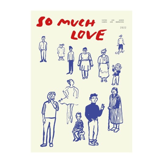 Paper Collective So Much Love plakat 50 x 70 cm
