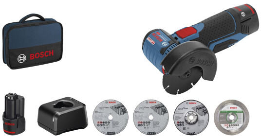 Bosch Professional GWS 12V 76 Batteridrevet Vinkelsliper 12v