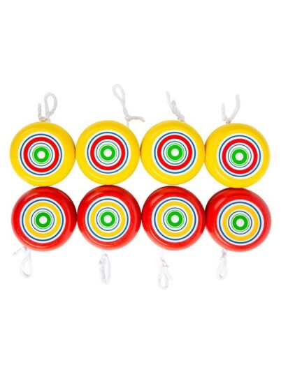 Small Foot Wooden Yo Yellow and Red Set of 8