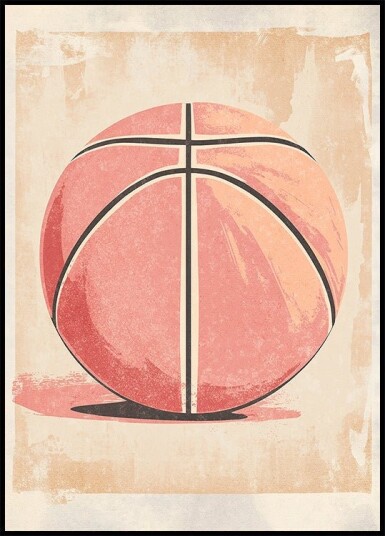 Basketball Ball Plakat Plakat / 21x30cm Basketball Ball Plakat Plakat / 21x30cm