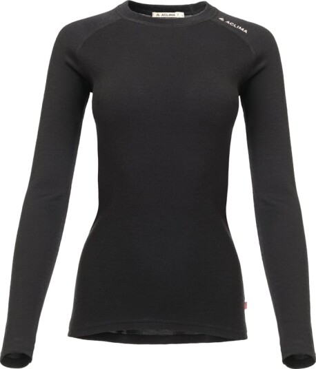 Aclima Women's WarmWool Crewneck XS, Jet Black